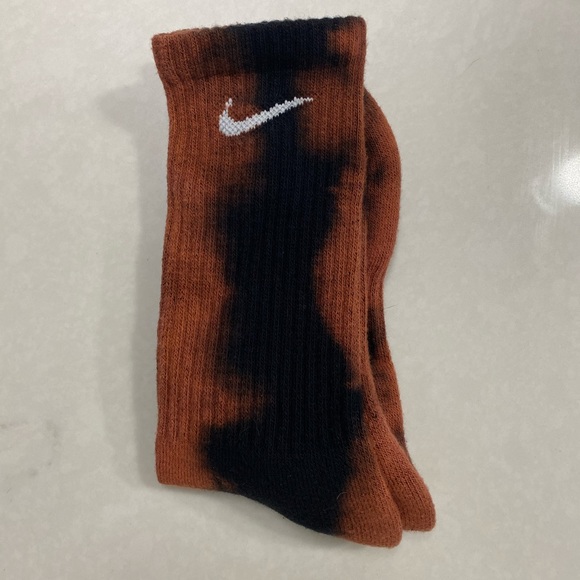 Nike Other - NWT Men’s Custom Reverse Tie Dye Nike Crew Socks